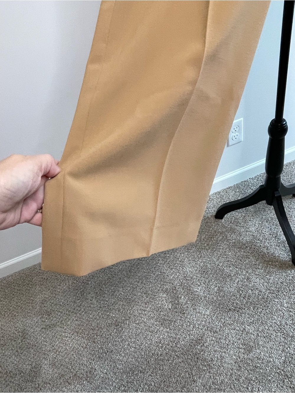 Etcetera Camel color dress pants in a size 6 career office business modest flare - Picture 10 of 12